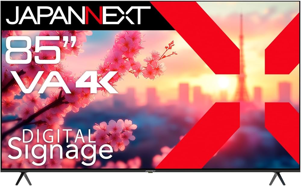 Amazon.co.jp: JAPANNEXT 85インチ VAパネル搭載 4K(3840x2160
